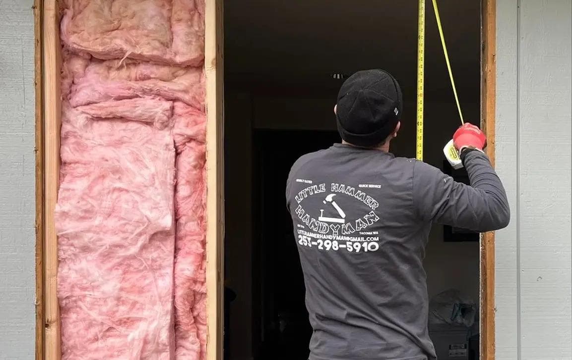 Sliding to entry door conversion